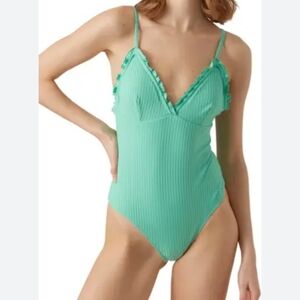 Vero moda Flow One Piece Green Swimsuit size L